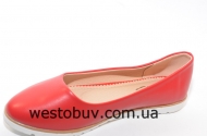 Женские балетки  с белой подошвой С82