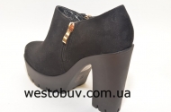 Замшевые женские полуботинки  L&M 1065