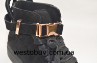 Молодежные ботинки декоративная пряжка 881
