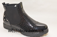 Ботинки для женщин лаковые 0727