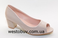 Туфли женские телесного цвета B857