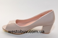 Туфли женские телесного цвета B857