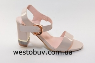 Босоножки телесного цвета для женщин B997