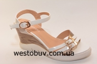 Комбинированные женские босоножки 881-2