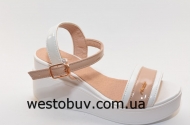 Женские босоножки экко-лак k350B-87