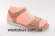 Женские босоножки телесные C539