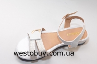 Женские беленькие босоножки  H667-3